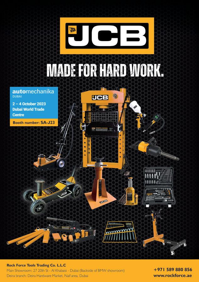 JCB fuar broşürü tasarımı